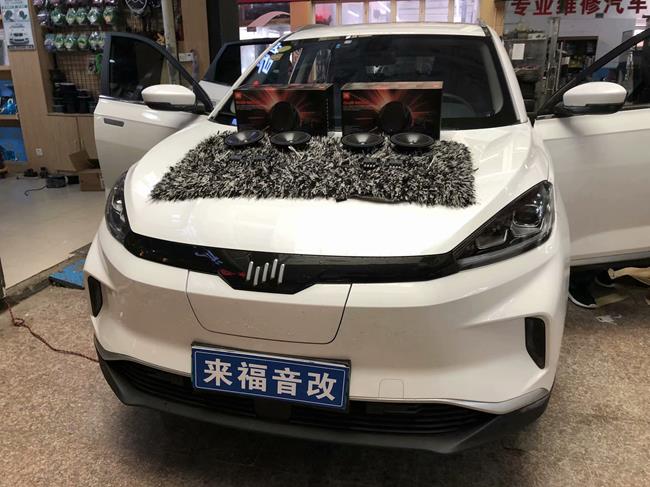 国民电动车，上海威马EX5汽车改装美国JBL喇叭